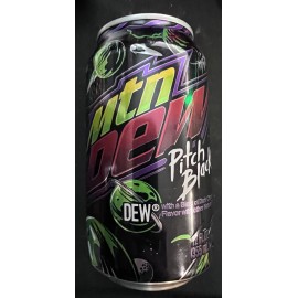 Mountain Dew unopened (2) cans.  Baja, Pitch Black, Summer Freeze, Voodoo - Mountain Dew Baja Passionfruit Punch (2023)