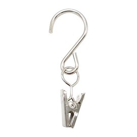 Alamic Gutter Hangers for Lights String Light Clips Patio Light Clips 30 Pack Awning Light Clips Stainless Steel String Light Hangers Clip Hooks for Home, Patio, Garage, Party, Camp and More - Silver