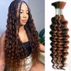 22 Inch 1B/30 Human Braiding Hair For Boho Braids Human