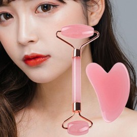Roller Facial Guasha Set Face Massage Lifting Home Care 2ea
