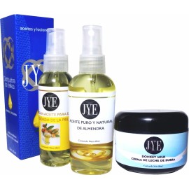 Kit Invierno Jye Almendra,crema De Leche De Burra Y Argan