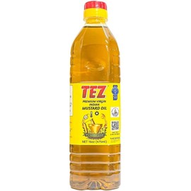 TEZ Mustard Oil from India 475ml 1 Bottle Mustard Oil Edible Mustard Oil