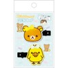 San-X Rilakkuma Bangs Clip Rilakkuma & Kiiroitori FE42501 H35 x