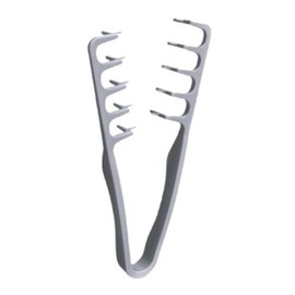 Kkokoma's Pick Shadow Men's Daily Styling Volume Hair Brush, 1 Piece, Gray / 꼬꼬마스픽 쉐도우 남자 데일리 스타일링 볼륨 헤어 브러쉬, 1개, 그레이