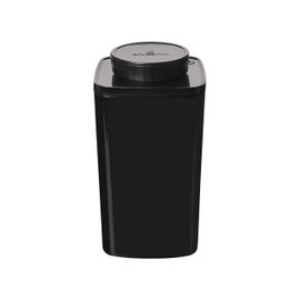 ANKOMN Dial Type Vacuum Storage Container, Turn Seal, Black Blackout Canister (1.2 L), Coffee Beans, Approx. 14.1 oz (400 g), Coffee Powder, Approx. 7.1 oz (200 g), Vacuum/Sealed (Renewed in July