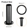 sourcing map 6Pcs 43x147mm/1.7 x 5.8 Inch Speaker Port Tube