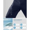 Pudolla Men's Lightweight Hiking Pants Quick-Dry Outdoor Sweatpants with Zipper