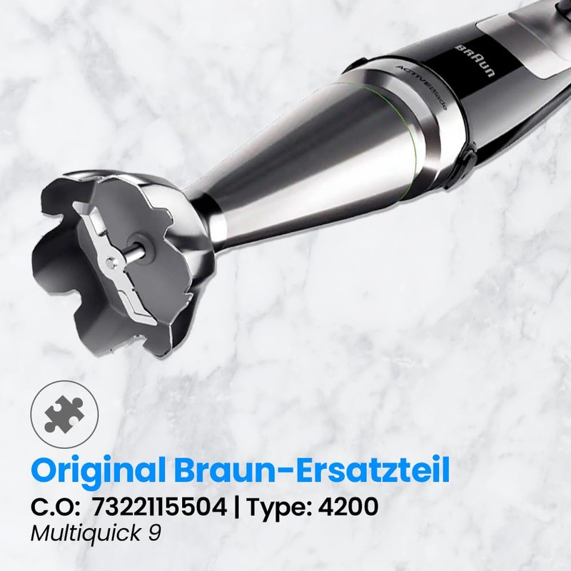 Anakel Home 7322115504 Replacement Hand Blender Compatible with Braun 4200