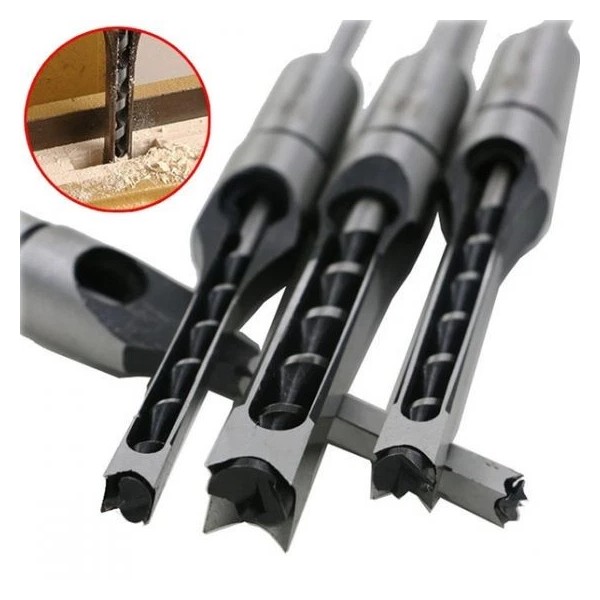 Unbranded High-Speed Steel Square Hole Drill Bit, Elevate Your Woodworking