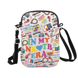 Pop Band Gift Music Lover Gift Music Band Themed Makeup Bag Classic Rock Concert Gift (NKTB Era CR EU)