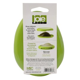 Joie Fresh Stretch Pod Avocado Storage Container, Silicone Food Saver, Keeps Leftover Produce Flavorful and Firm in Fridge, Reusable Kitchen Gadget, Dishwasher Safe, BPA-Free