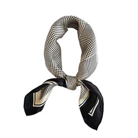 FONYVE 100% Mulberry Silk Scarfs for Women - Lightweight Square Satin Head Scarf - Small Silk Hair Scarf for Sleeping 21" x 21"