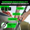 Rhino USA Retractable Ratchet Straps (2-Pack) - 1 Inch x