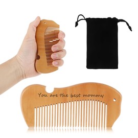 Pack of 1 Birth Comb for Labor Pain, Wooden Birth Comb with Affirmation Labor Gifts for Women, Labor Comb, Birth Comb, Labor and Delivery Utensils for Expectant Mothers