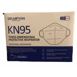 Dr.Mfyan KN95 Face Mask Dr. Mfyan KN95 1 Box (20 Packs) Three-Dimensio