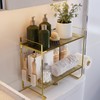 dainslef Over Toilet Storage Shelf, 2-Tier Bathroom Storage Organizer with