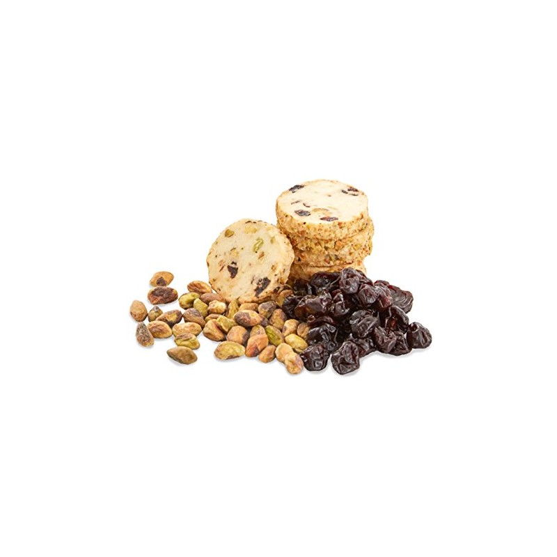 Pistachio Cherry Sablé - French Shortbread Cookies by Lark Fine