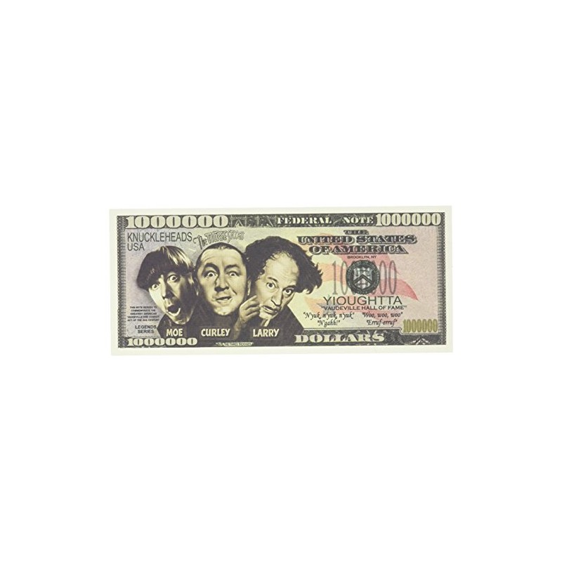 Novelty Bill - The Three Stooges $Million Dollar$ Collectible -