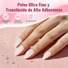 CHERIMOYA Polvo para Uñas Efecto Metálico Luz de Luna con