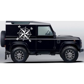 Large Compass Sticker, 4x4 Off Road, Funny, Novelty Campervan Motorhome