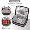 MIER Portable Thermal Insulated Cooler Bag Mini Lunch Bag for