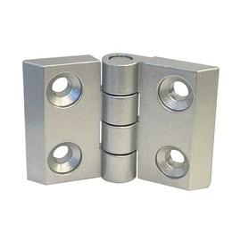 SCHMIDT systemprofile 10 x Hinges, 64 x 44 mm Aluminium M6 40 M8 Flap Hinge, Twist Band, Aluminium Profile Accessories