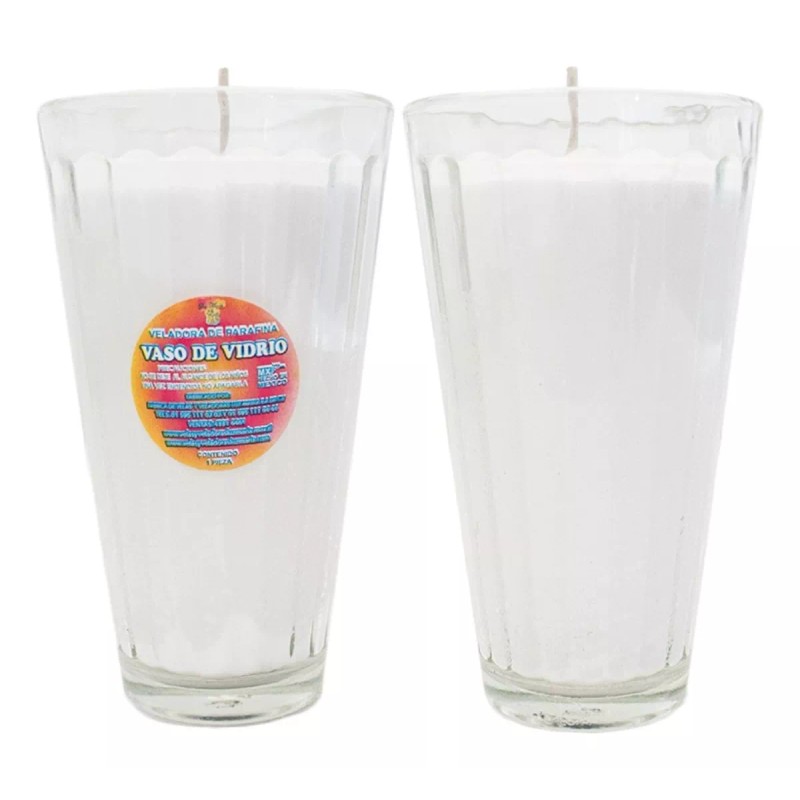 CEB 20 Pzas Veladora Limonero, Parafina Pura Con Aroma