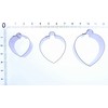 Christmas Rose/Hellebore - Set of 3 Stainless Steel Petal Cutters