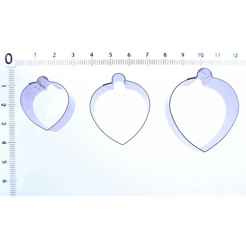Christmas Rose/Hellebore - Set of 3 Stainless Steel Petal Cutters