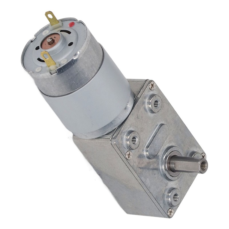 DC24V 5RPM Speed Reduction Motor 4632‑385 Worm Gear Self Locking