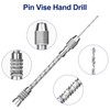 Mini Hand Drill Set with 20pcs Twist Bits 0.3-1.6mm, Linkstyle