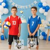 Pineraap 24Pcs Volleyball Clear PVC Gift Bags with Handles, Reusable