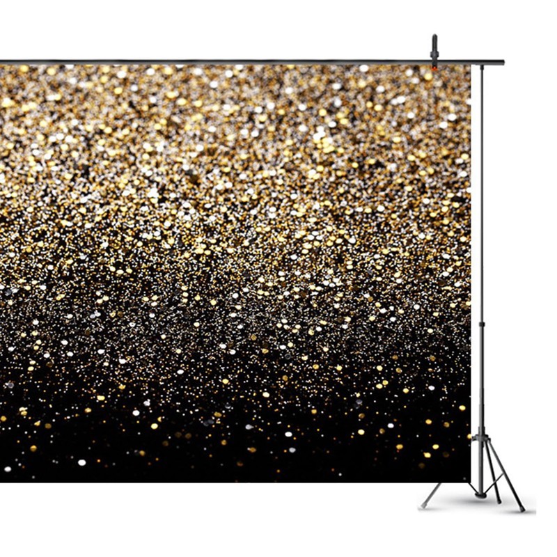 Vinyl Background Cloth Gradient Sequin Light Spot Collapsible Backdrop for