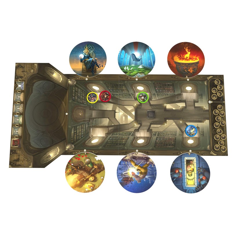 Obscurio Board Game - Navigate The Sorcerer's Library in This