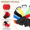 PATIKIL Correas de velcro reutilizables de 2.5 cm x 20.3