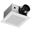 JULLISON 80CFM Bathroom Exhaust Fan with Grille: 20W Ceiling Mount