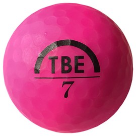 TOBIEMON T-AMZ-MP Golf Balls, Visibility, Fluorescent Matte Color, R&A Certified Balls, 2 Pieces, 12 Balls, Original Mesh Back, Pink, Matte Pink