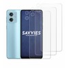 Savvies 6 Pack Screen Protector compatible with Motorola Moto G54