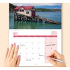 2025 A4 British Coast Calendar. One Month to View. A3