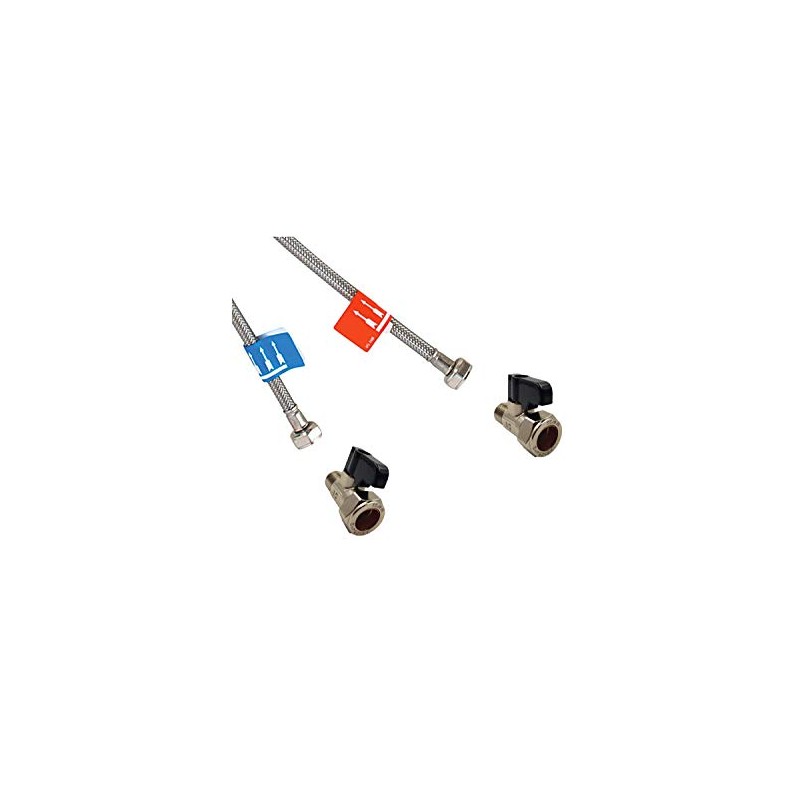 Aumix 15mm x 12mm Isolating Valve with Handle UK Compression