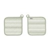 Ulster Weavers - Sage Gingham Pot Mat/Pot Holder (21 x