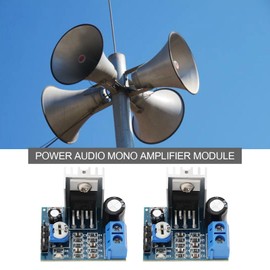 YINETTECH 4pcs TDA2030A Power Audio Amplifier Module 6-12V 18W Power Amplifier Board for DC Power Supply Audio System DIY Speakers