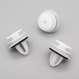 VVO Fasteners- White Plastic Exterior Windscreen or A-Pillar Trim Clips for Mini Mini, (Pack of 10)