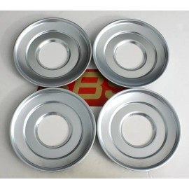BBS 4 RESL BBS RC PLATES FOR VW RC336 WHEELS SILVER PART # 09.23.519