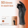 Caring Nitrile Exam Gloves, 50 Count, Powder Free and Not
