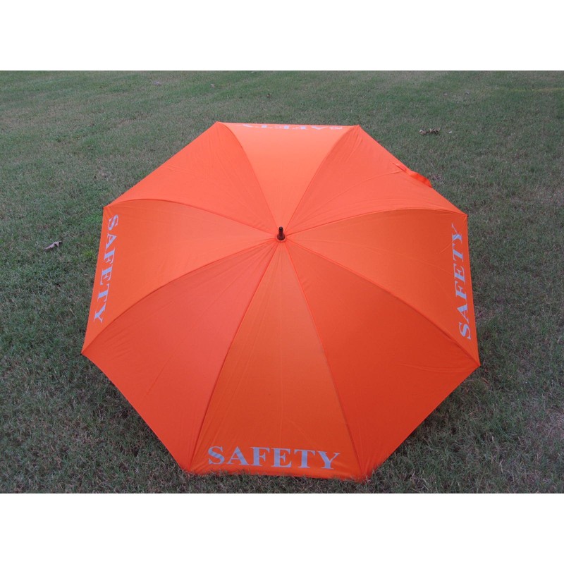 Safety Orange Color 68" Golf Umbrella Crossing Guard Super Jumbo
