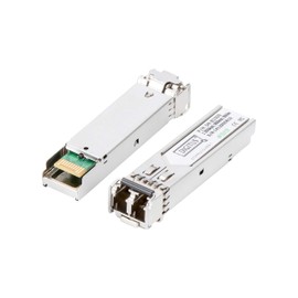 DIGITUS Gigabit SFP Modul, CISCO-Kompatibel, Mini GBIC, Multimode, LC Duplex, 850 nm, 550 Meter, 1.25 Gbit/s