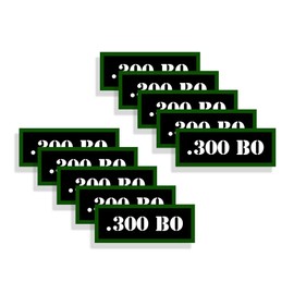 Speed Demon Hot Rod Shop Ammo Can Labels 300 BO Ammunition Decals 300 Blackout 10 Pack Adhesive Vinyl 3"x1.15"