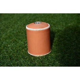 Roost Outdoors [Made of Genuine Leather] (Detailed Double Stitching) OD Can Gas Can Cover (Double Stitched Type), Gas Can, OD Can Cover, Leather, Genuine Leather, 500 Size, Case, White Cord