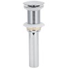 Bathroom Sink Drain Electroplating Popup Wash Basin Drainer Stopper NonOverflow(Popup